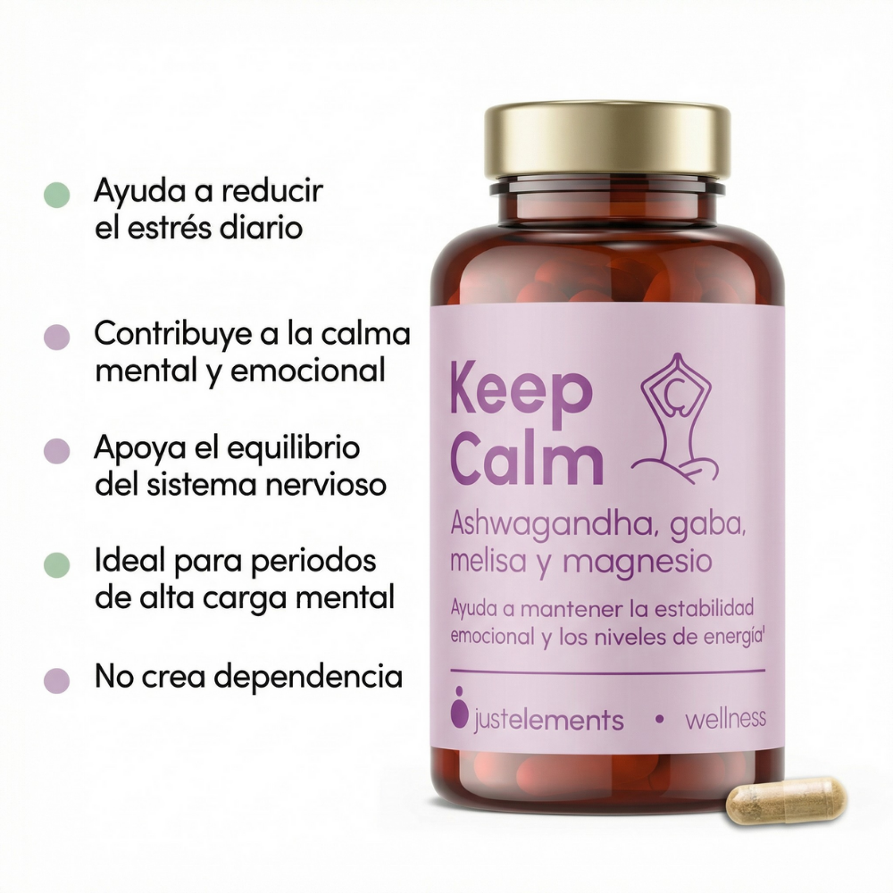 Pack 2 Keep Calm - Ashwagandha + Magnesio, Melisa y Gaba