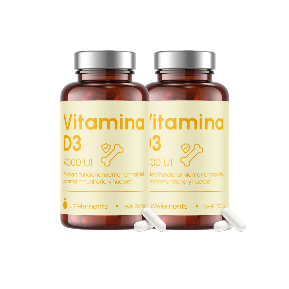Pack 2 Vitamina D3 4000 UI de Just Elements Wellness