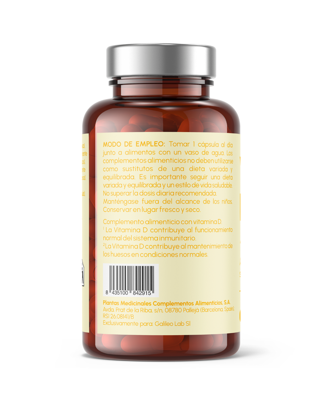 Vitamina D3 4000 UI - Refuerza tus huesos, defensas y articulaciones