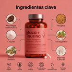 Pack Vigor y energía: Maca + Taurina y Magnesio - 4 Complex