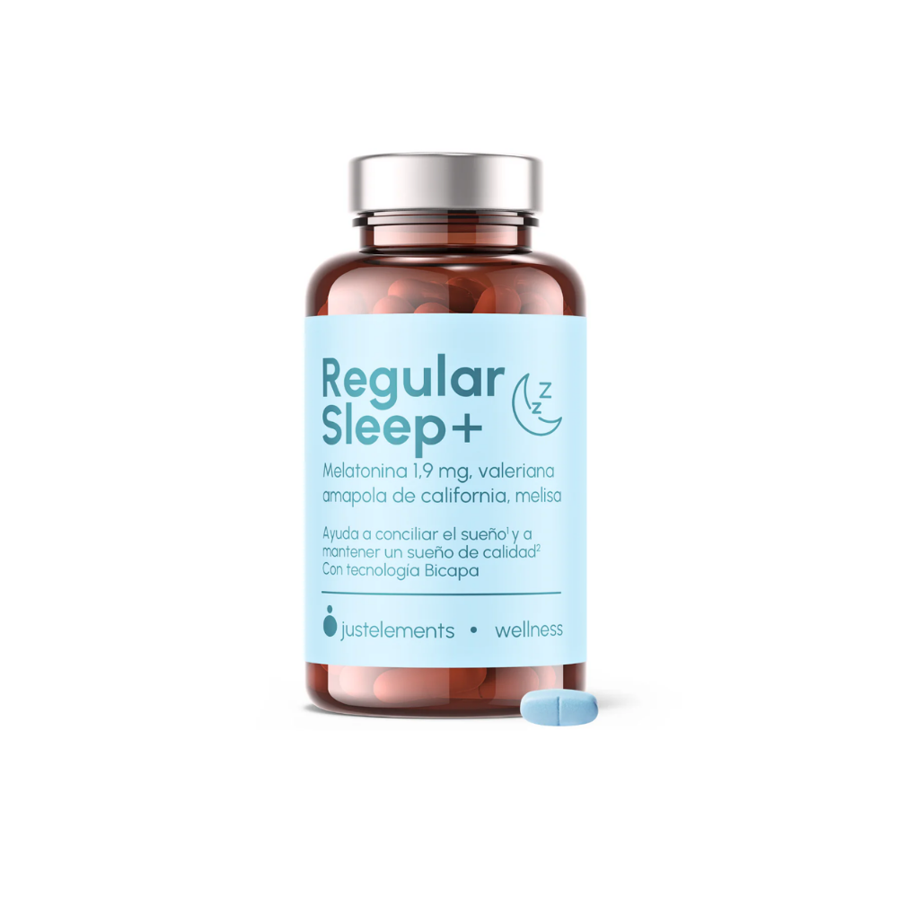 Regular Sleep - Melatonina bicapa de alta concentración 1,9 mg