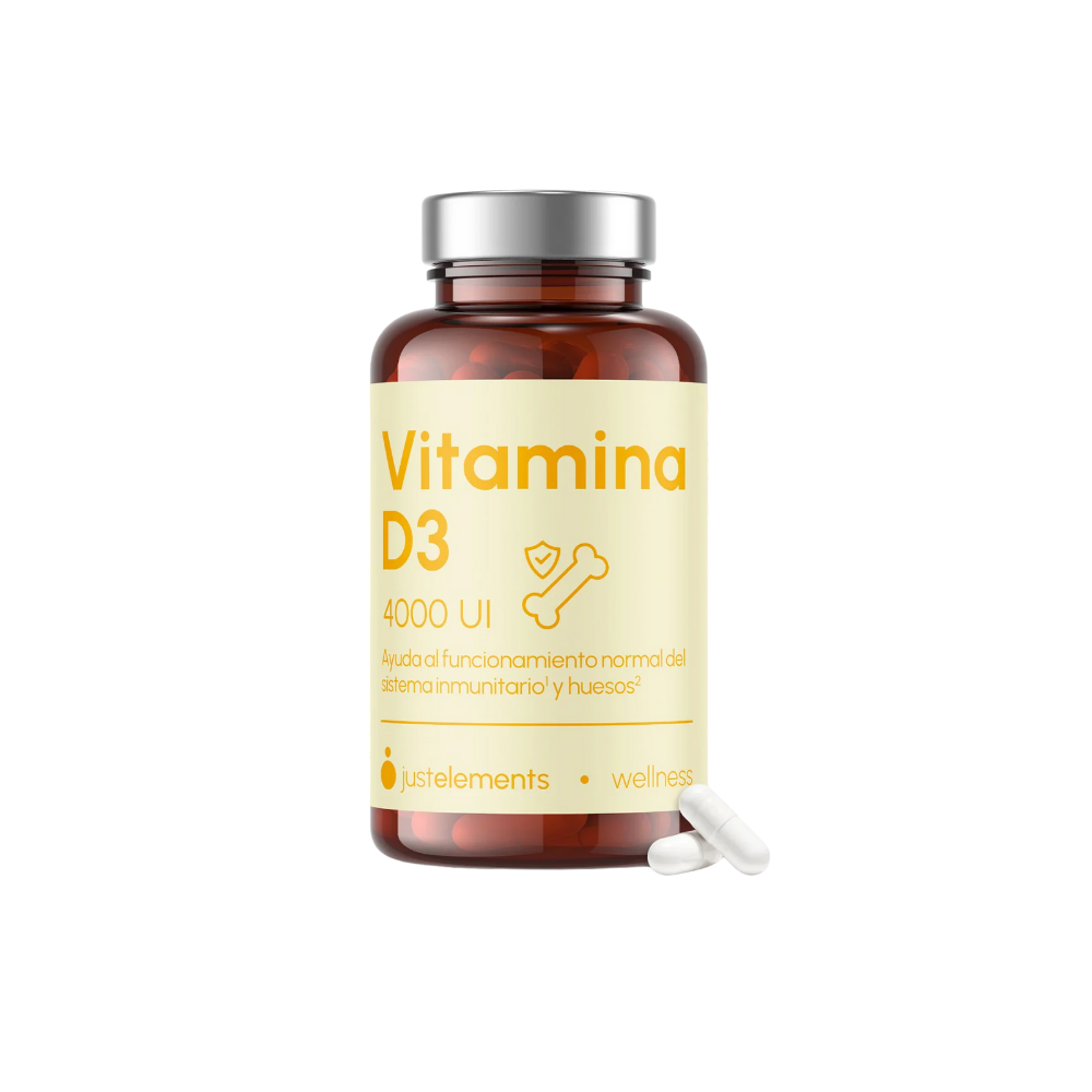 Pack 2 Vitamina D3 4000 UI de Just Elements Wellness