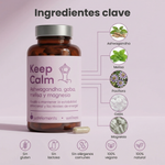 Keep Calm - Ashwagandha + Magnesio, Melisa y Gaba
