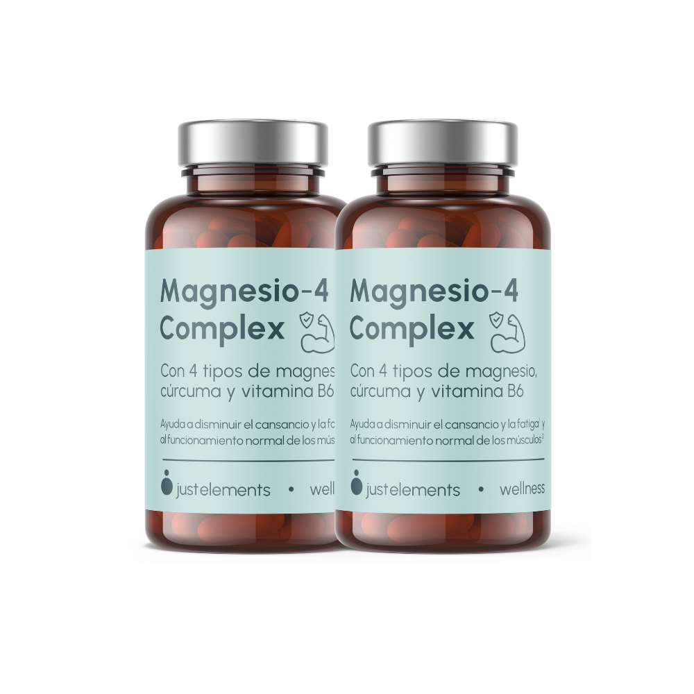 Pack 2 Magnesio 4 Complex de Just Elements Wellness