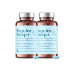 Pack 2 Regular Sleep - Melatonina bicapa de alta concentración 1,9 mg