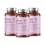 Pack 3 Keep Calm - Ashwagandha + Magnesio, Melisa y Gaba