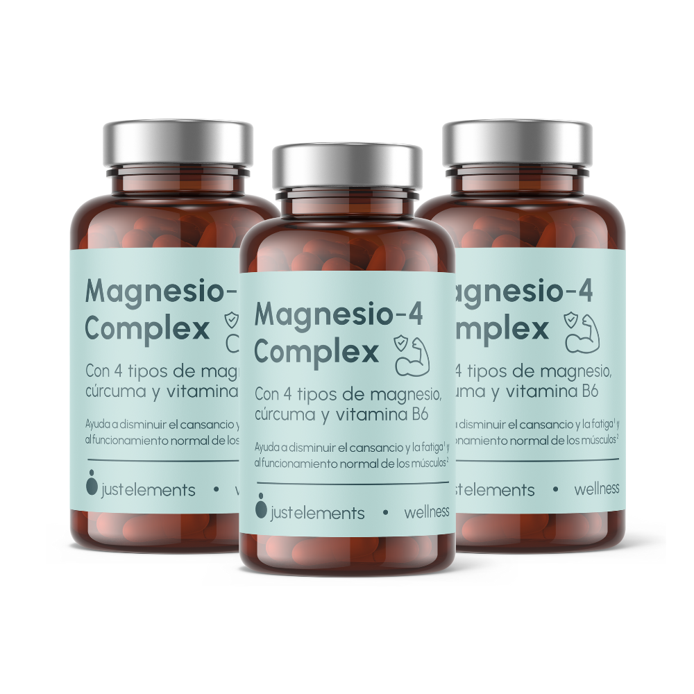 Pack 3 Magnesio 4 Complex de Just Elements Wellness