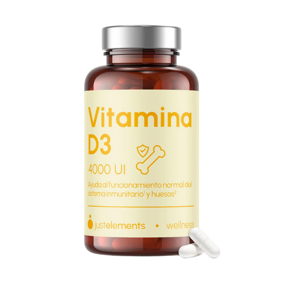 Pack 2 Vitamina D3 4000 UI de Just Elements Wellness